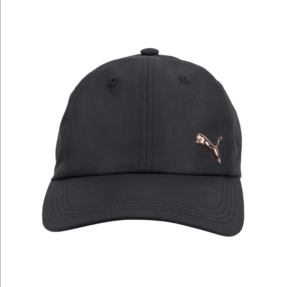 COPY - PUMA Womens Adjustable Baseball Cap Black Rose Gold NWT